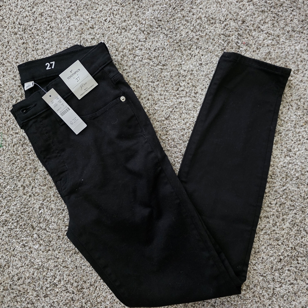 J. Crew Women's Dark Toothpick Jeans